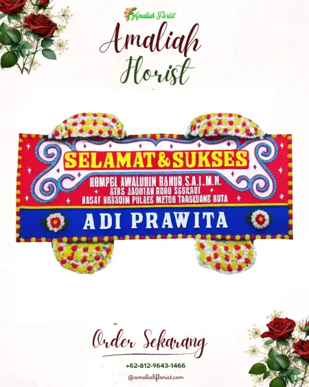 Papan Bunga Ucapan Selamat Brontokusuman