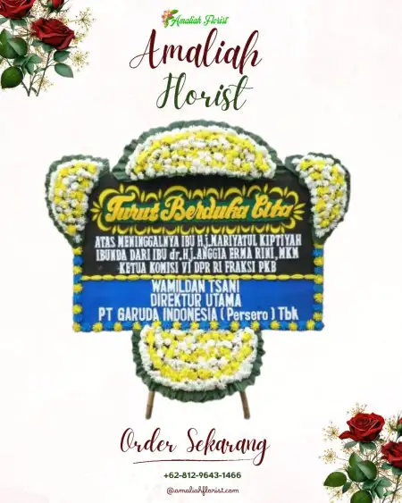 Papan Bunga Duka Brontokusuman